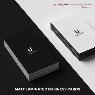 Matt Laminated Business Cards
