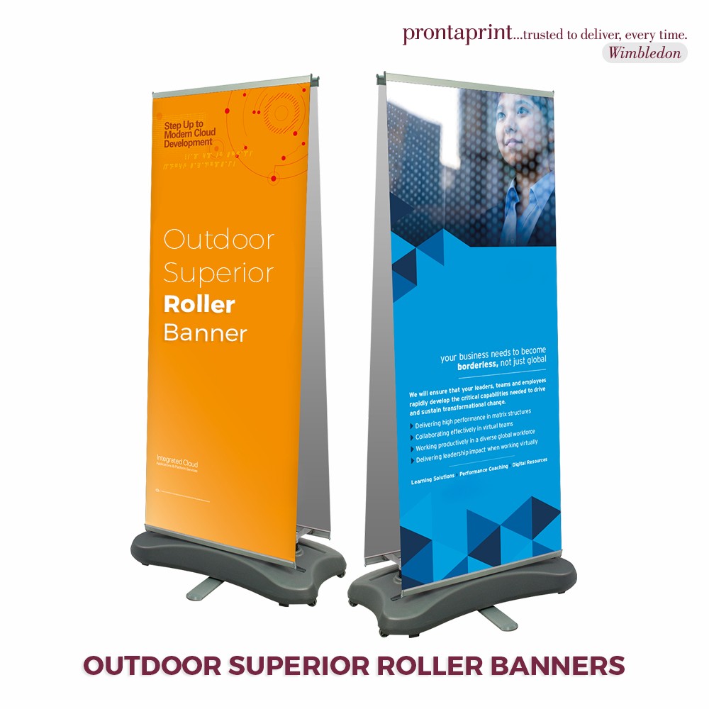 Outdoor Superior Roller Banners Prontaprint Wimbledon
